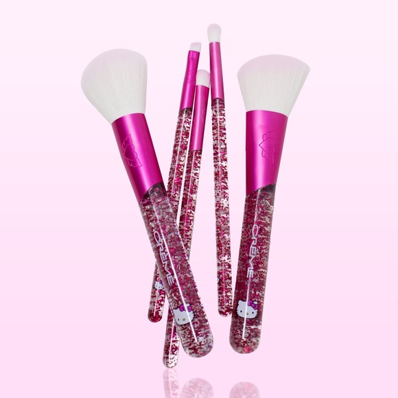 The Crème Shop x Sanrio Hello Kitty Luv Wave Brush Collection - 5 brushes - Picture 6 of 6